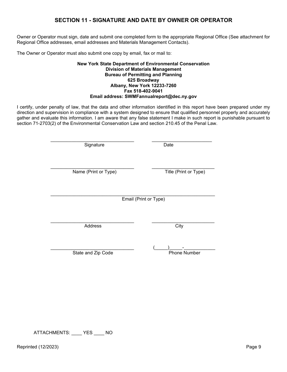 Waste Tire Handling  Recovery Facility Annual Report - New York, Page 9