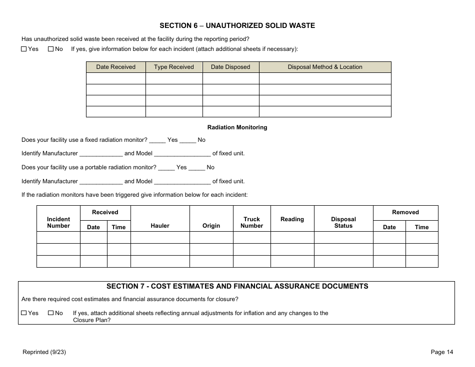 Permitted Transfer Facility Annual Report - New York, Page 14