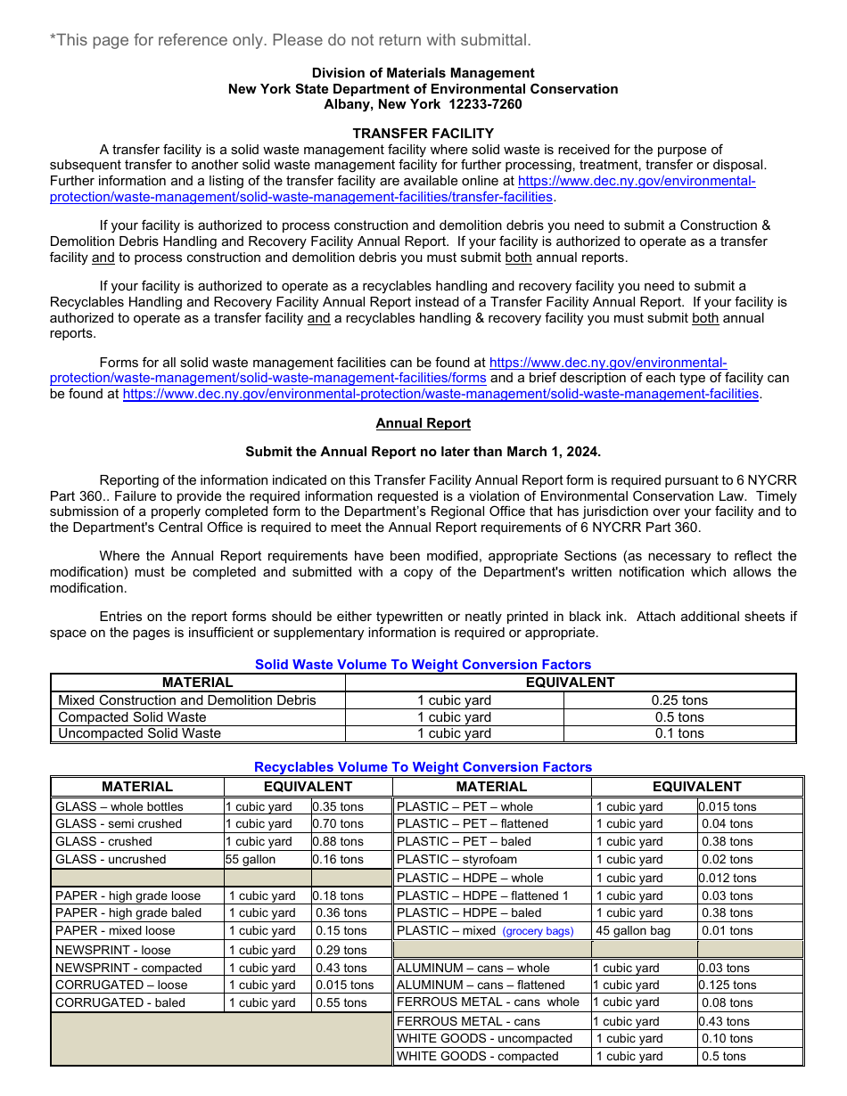 Permitted Transfer Facility Annual Report - New York, Page 16