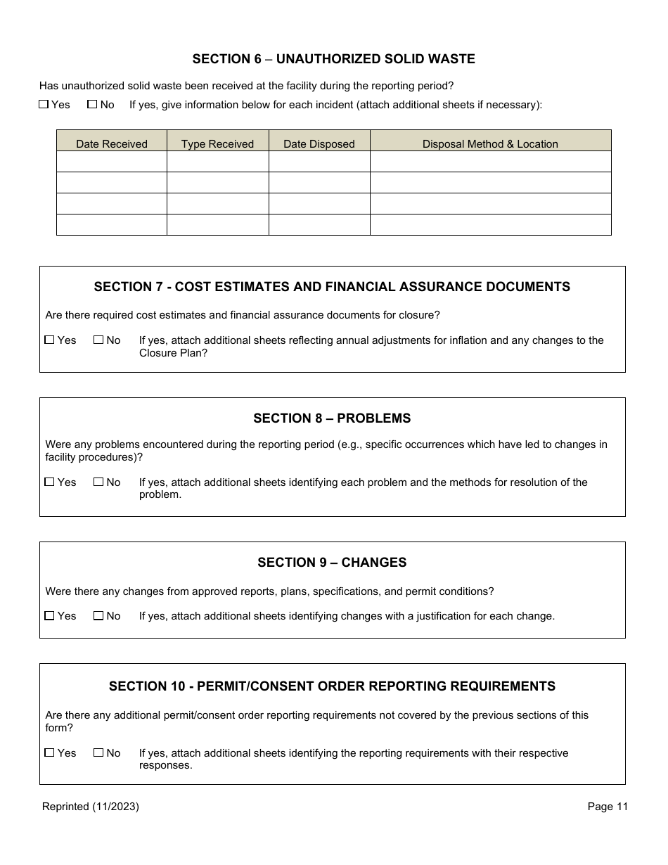 Permitted Cd Debris Handling and Recovery Facility Annual Report - New York, Page 11