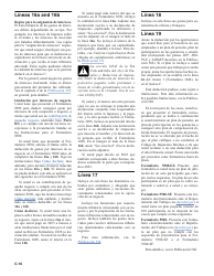 Instrucciones para IRS Formulario 1040 (SP) Anexo C Ganancias O Perdidas De Negocios (Spanish), Page 10