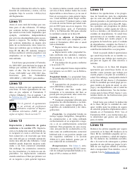 Instrucciones para IRS Formulario 1040 (SP) Anexo C Ganancias O Perdidas De Negocios (Spanish), Page 9