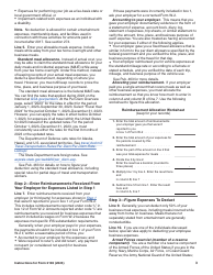 Instructions for IRS Form 2106 Employee Business Expenses, Page 3