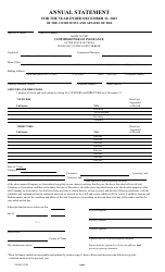 Form FIN128 Annual Statement - Farm Mutual Companies - Texas, Page 3
