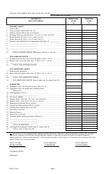 Form FIN251 Annual Statement - Mutual Assessments, Burials, Lmas - Texas, Page 6