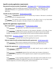 Form LAC013 Annuity and Life Applications Checklist - Texas, Page 3