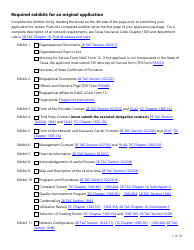 Form LHL705 Workers&#039; Compensation Health Care Network Application - Texas, Page 7