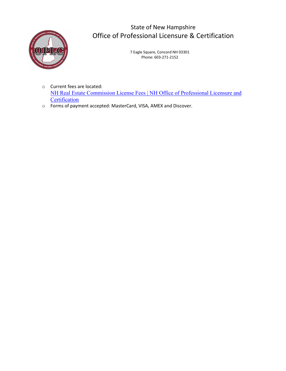 Broker - Initial Application Checklist - New Hampshire, Page 3