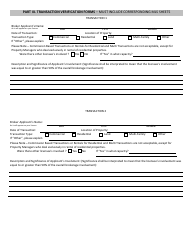 Real Estate Broker Application Form - New Hampshire, Page 5