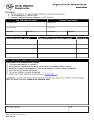 Document preview: Form MEDCO-31 (BWC-3931) Request for Prior Authorization of Medication - Ohio