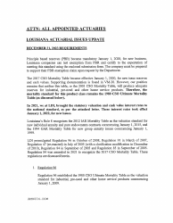 Actuarial Filing Instructions - Domestic Life &amp; Health Insurers - Louisiana, Page 3