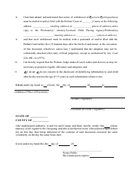 Consent or Relinquishment of Minor for Adoption by a Minor - Alabama, Page 2