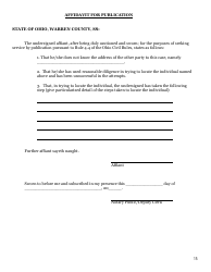 Complaint - Motion for Parenting Time - Warren County, Ohio, Page 15