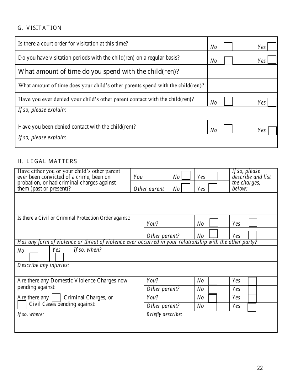 Complaint - Motion for Parenting Time - Warren County, Ohio, Page 22