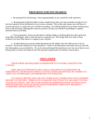 Complaint - Motion for Parenting Time - Warren County, Ohio, Page 3