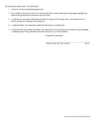 Application to Seal and/or Expunge an Adult Record - Warren County, Ohio, Page 3