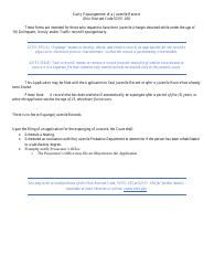 Document preview: Application to Expunge Juvenile Record - Warren County, Ohio