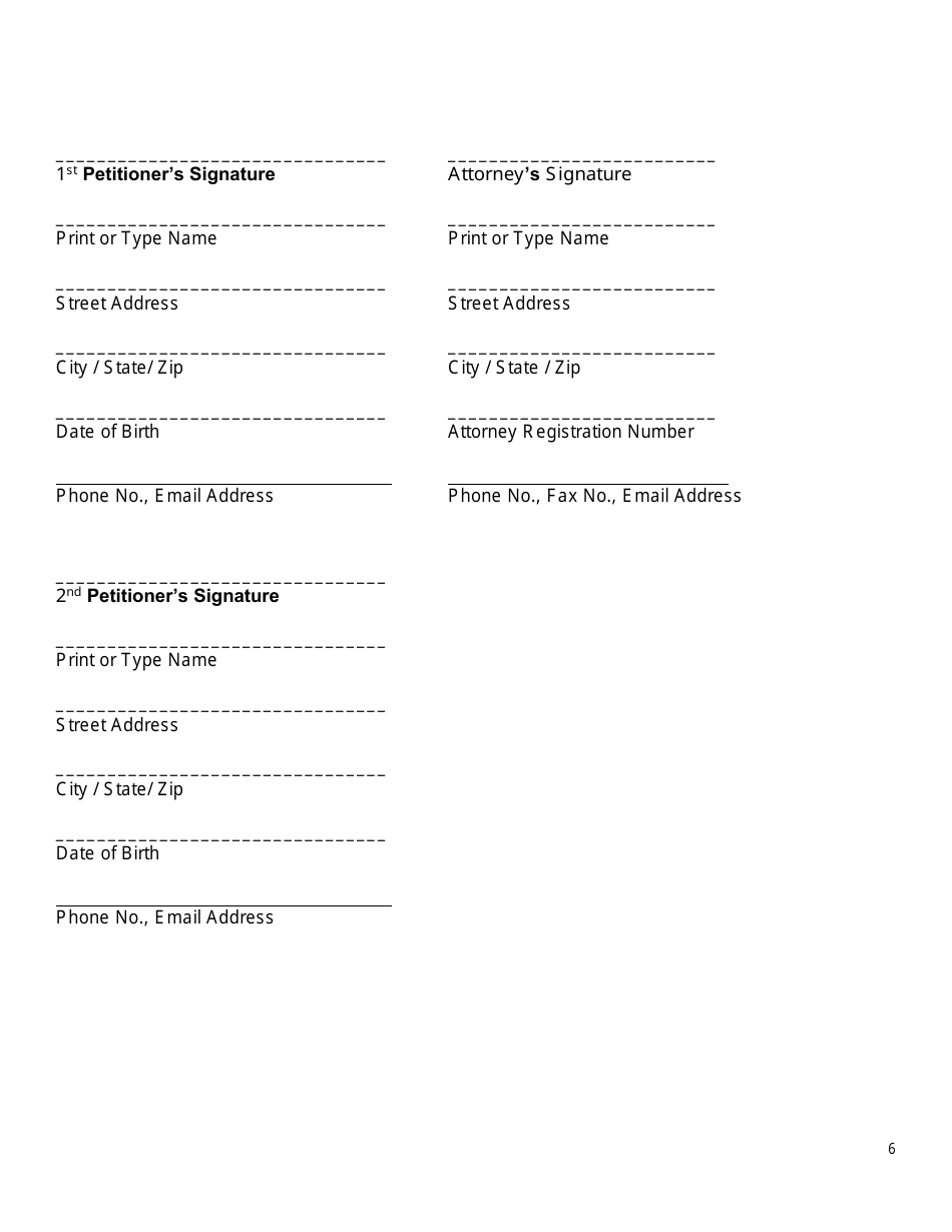 Motion for Ex-parte emergency Custody - Warren County, Ohio, Page 6