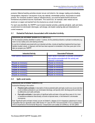 Stormwater Pollution Prevention Plan Template - Nevada, Page 12