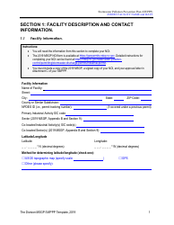 Stormwater Pollution Prevention Plan Template - Nevada, Page 6