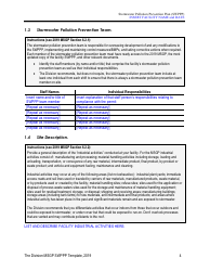 Stormwater Pollution Prevention Plan Template - Nevada, Page 9