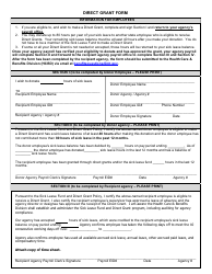 Direct Grant Form - Montana, Page 3