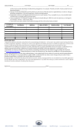 New Legislator Enrollment Form - Montana, Page 3