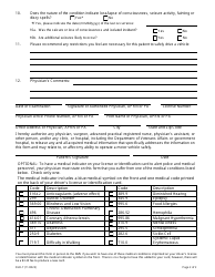 Form DLD-7 Confidential Physicians Report - Nevada, Page 2