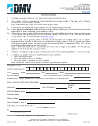 Form VP159 Farmer/Rancher Affidavit - Nevada, Page 2