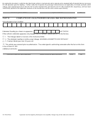 Form VP279 Abandoned Vehicle Safety Affidavit - Nevada, Page 2