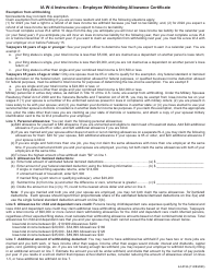 Form IA W-4 (44-019) Employee Withholding Allowance Certificate - Iowa, Page 2