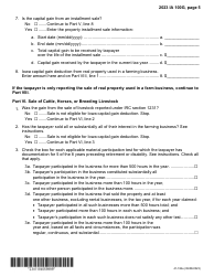 Form IA100G (41-184) Iowa Capital Gain Deduction - Retired Farmers - Iowa, Page 5