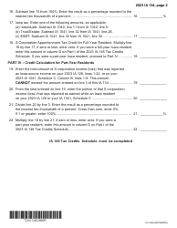 Form IA134 (41-134) Iowa S Corporation Apportionment Tax Credit - Iowa, Page 2