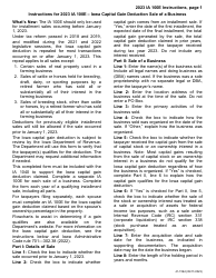 Form IA100E (41-159) Iowa Capital Gain Deduction - Business - Iowa, Page 4
