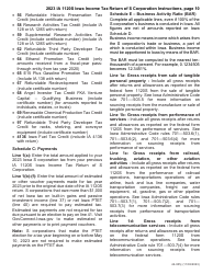 Instructions for Form IA1120S, 42-004 Iowa Income Tax Return for S Corporation - Iowa, Page 10