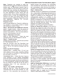 Instructions for Form IA1120, 42-001 Iowa Corporation Income Tax Return - Iowa, Page 4