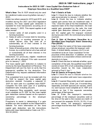 Form IA100F (41-160) Iowa Capital Gain Deduction - Esop - Iowa, Page 2