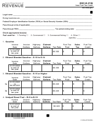 Form IA4136 (41-036) Iowa Fuel Tax Credit - Iowa