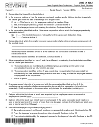 Document preview: Form IA100J (41-186) Iowa Capital Gain Deduction - Capital Stock Election - Iowa, 2023