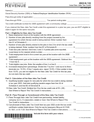 Form IA133 (41-133) Iowa New Jobs Tax Credit - Iowa