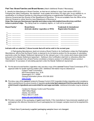 Participating Manufacturer Certification Form - Iowa, Page 2