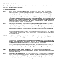 Participating Manufacturer Certification Form - Iowa, Page 7