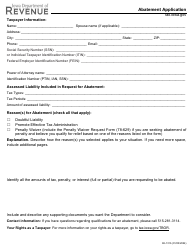 Form 96-131 Abatement Application - Iowa, Page 2