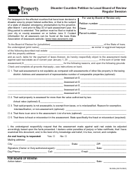 Form 56-063 Disaster Counties Petition to Local Board of Review Regular Session - Iowa