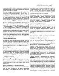 Form IA128S (41-124) Iowa Alternative Simplified Research Activities Tax Credit - Iowa, Page 6