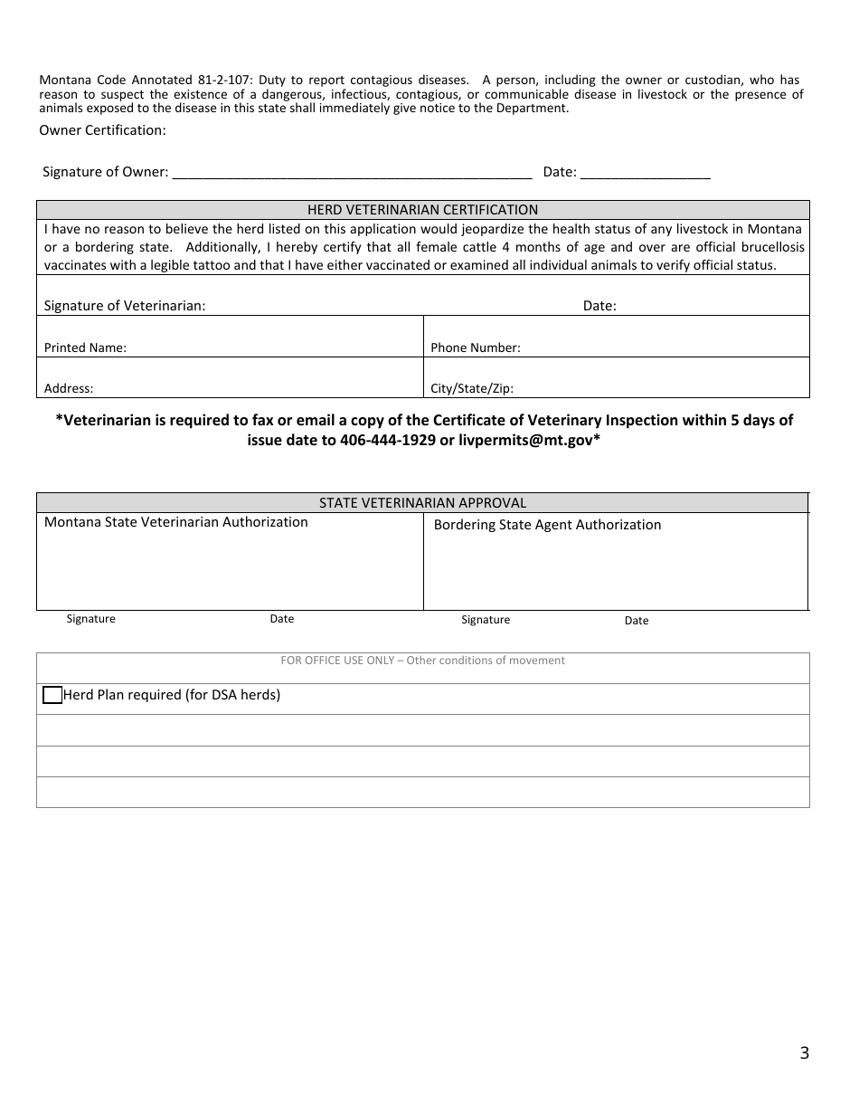 Seasonal Grazer Application - Montana, Page 3