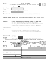 Form BR-1065 Partnership Income Tax Return - City of Big Rapids, Michigan, Page 12