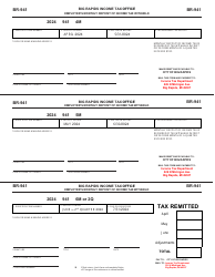 Form BR-941 Employer&#039;s Monthly Deposit of Income Tax Withheld - City of Big Rapids, Michigan, Page 5