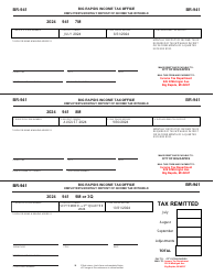 Form BR-941 Employer&#039;s Monthly Deposit of Income Tax Withheld - City of Big Rapids, Michigan, Page 6