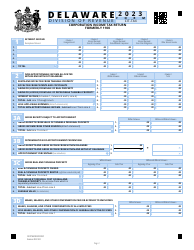 Form CIT-TAX Corporation Income Tax Return - Delaware, Page 2